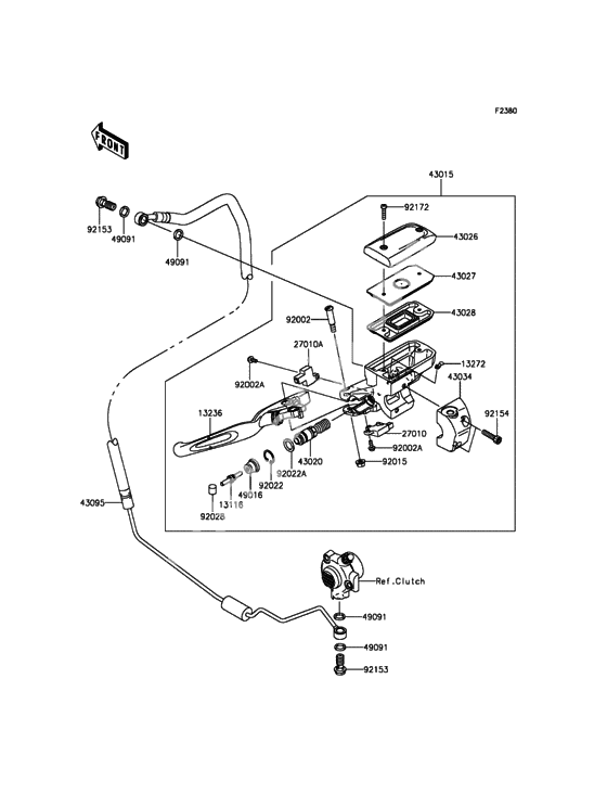 Clutch master cylinder