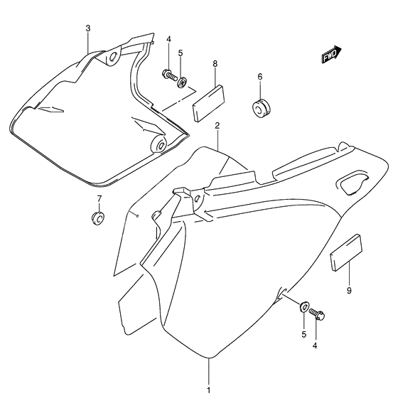 Frame cover              

                  Model k3/k4