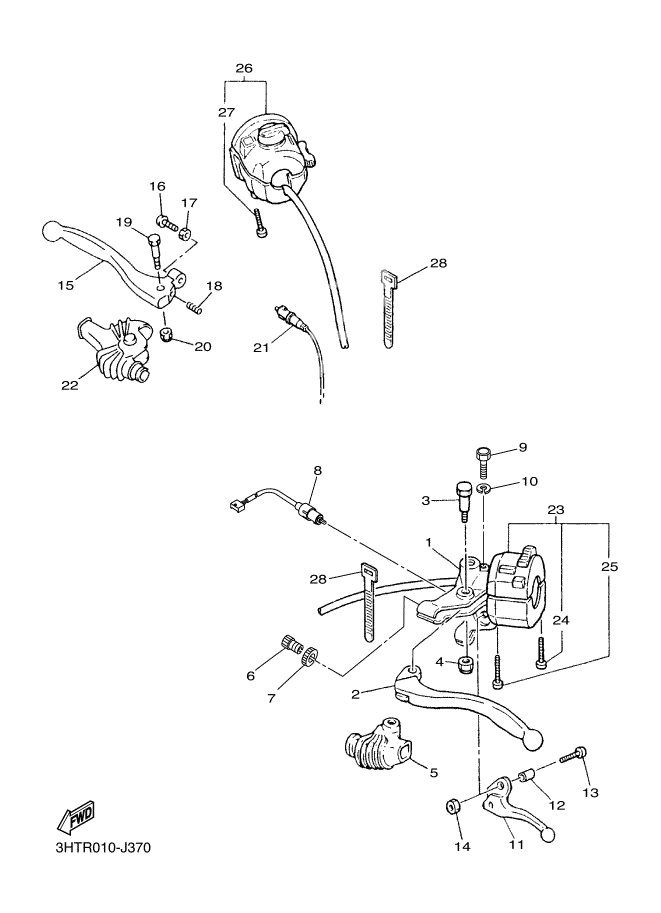 HANDLE SWITCH AND LEVER