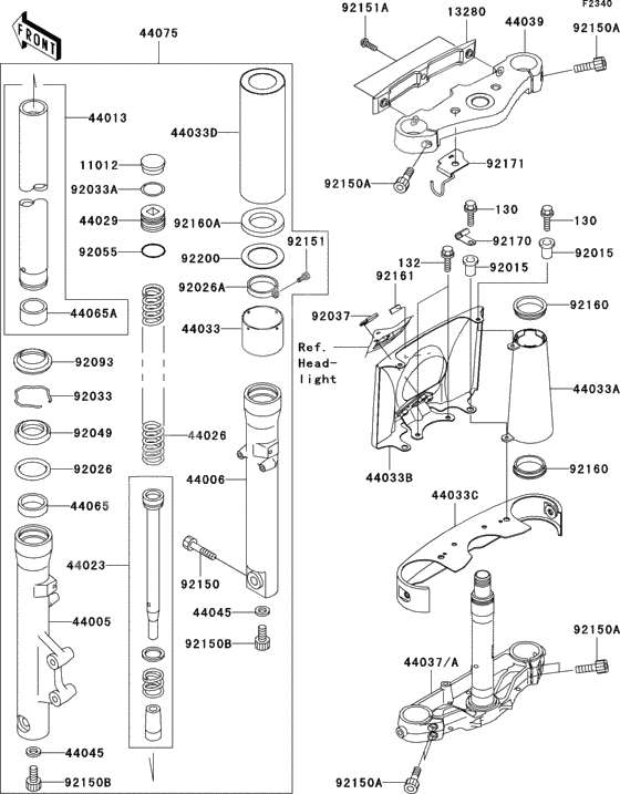 Front fork(1/2)