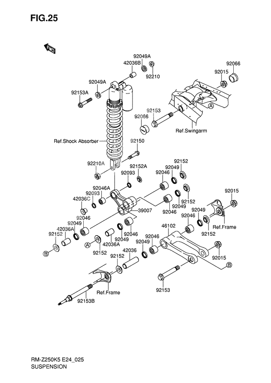 Suspension ignition coil