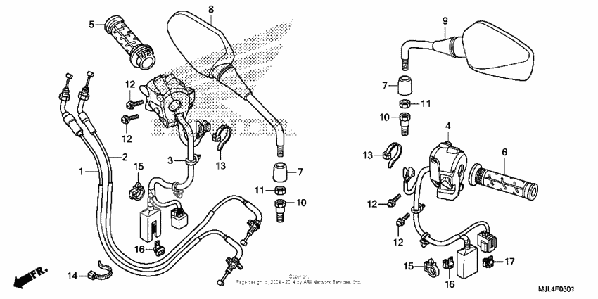Switch + cable (nc700xd)