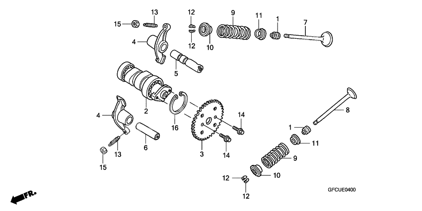 Camshaft/valve