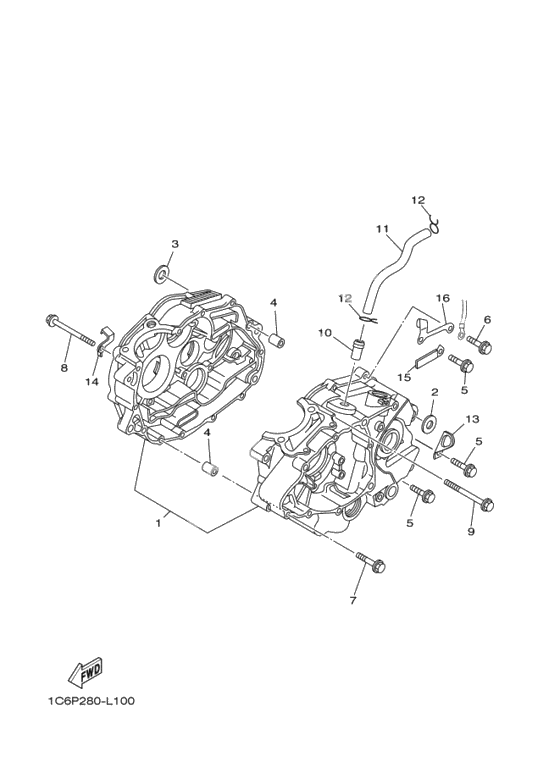 Картер двигателя