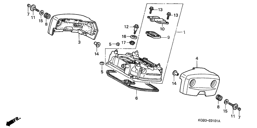 Cylinder head cover              

                  REAR
