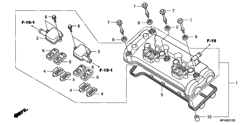 Cylinder head cover