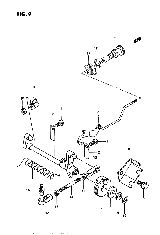 Throttle shaft