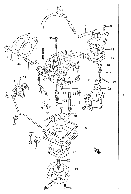 Carburetor assy