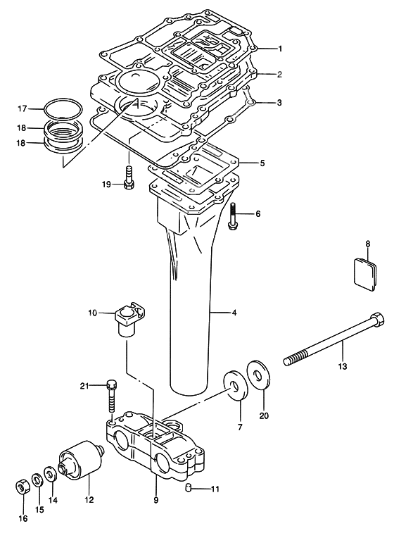 Exhaust tube