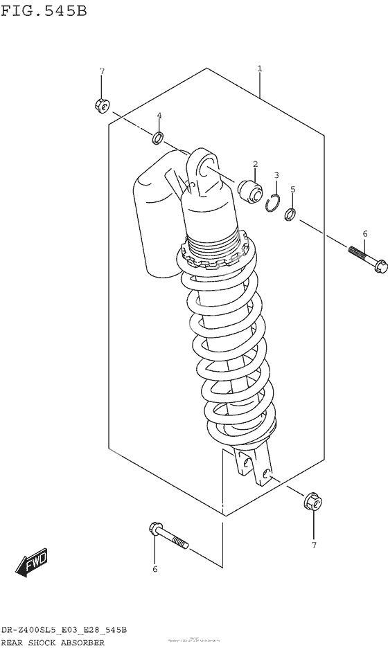 Rear Shock Absorber (Dr-Z400Sl5 E28)