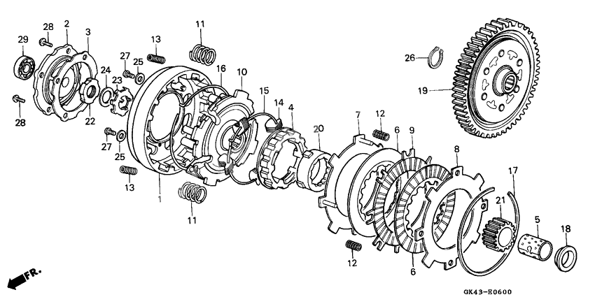 Clutch              

                  C50DF/G/DG/J/N/SN