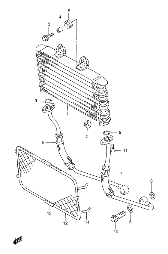 Oil cooler