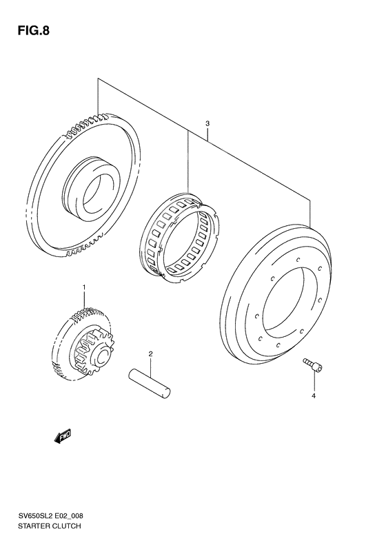 Starter clutch