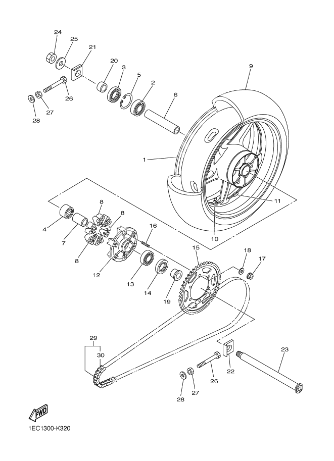 REAR WHEEL