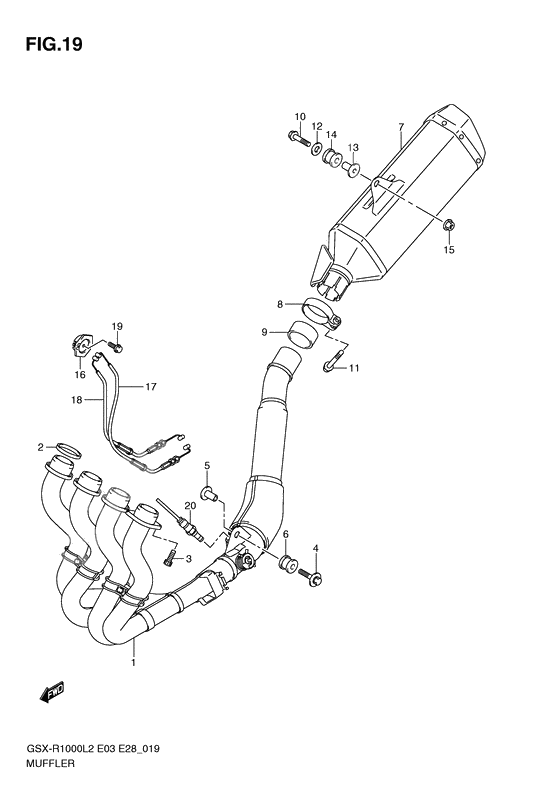 Muffler comp