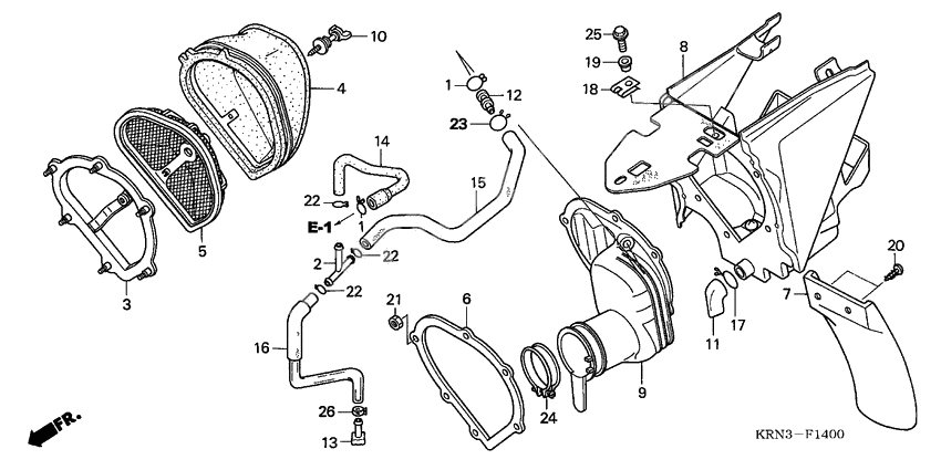 Air cleaner              

                  CRF250R4/5