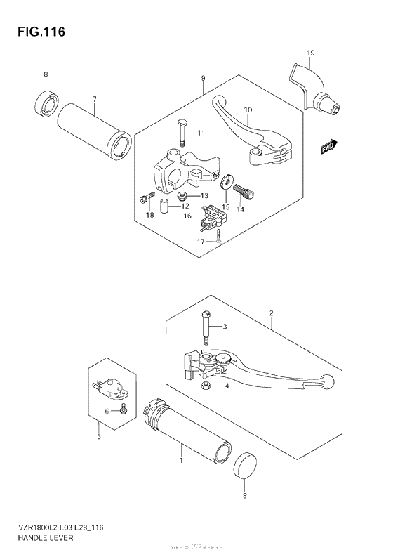 Ручки руля (Vzr1800Z L2 E03)