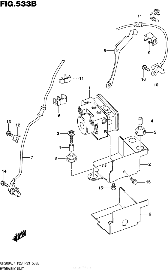 Hydraulic Unit (Uh200Al7 P33)