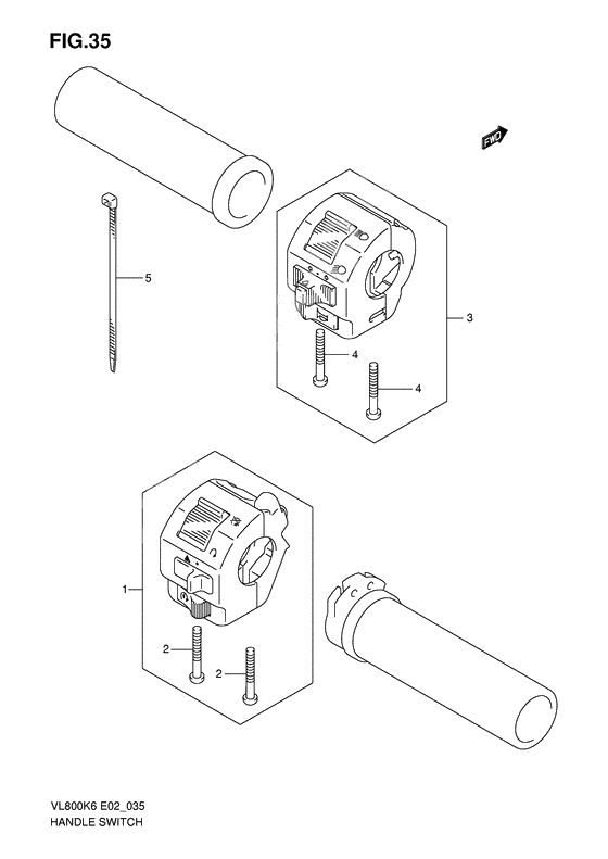 Handle switch              

                  Model k6