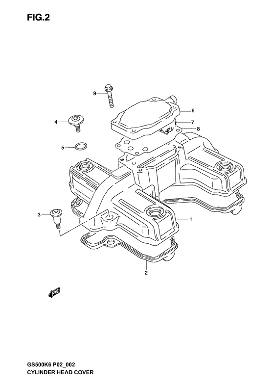 Cylinder head cover