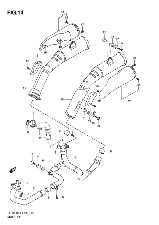 Muffler comp