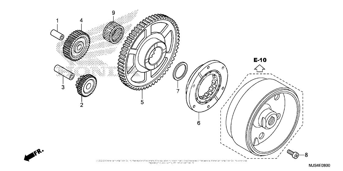 Привод стартера