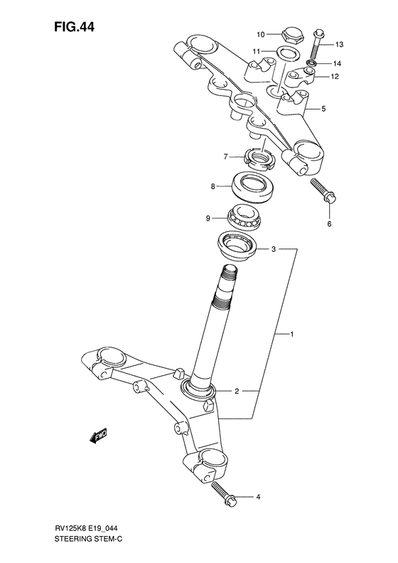 Steering stem