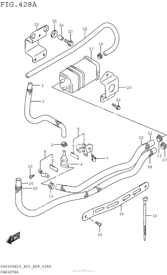 Canister (Dr650Sel5 E33)