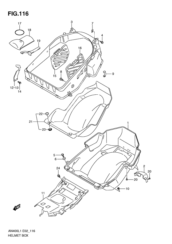 Helmet box