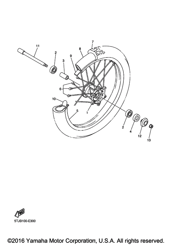 Переднее колесо