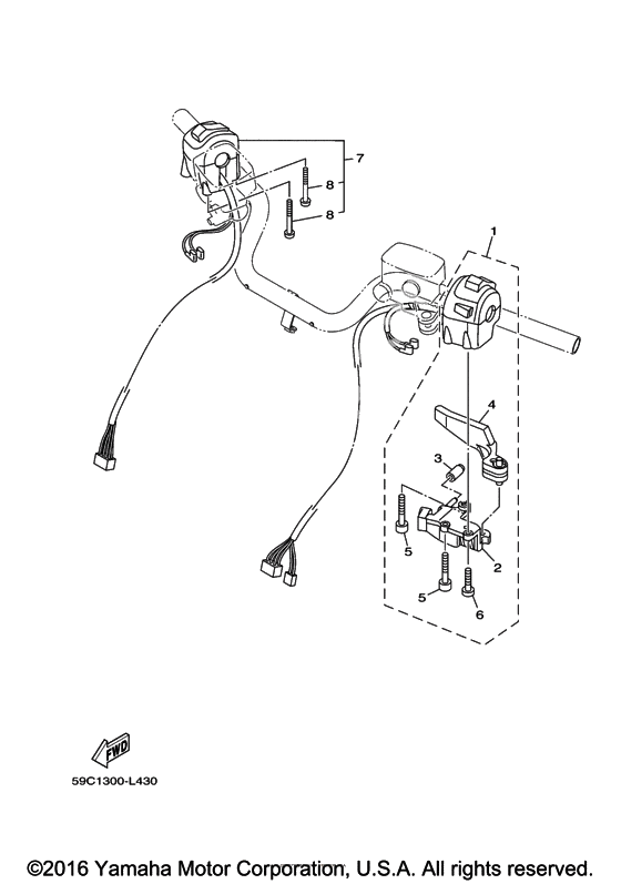 Пульт управления рулевой & Рычаг