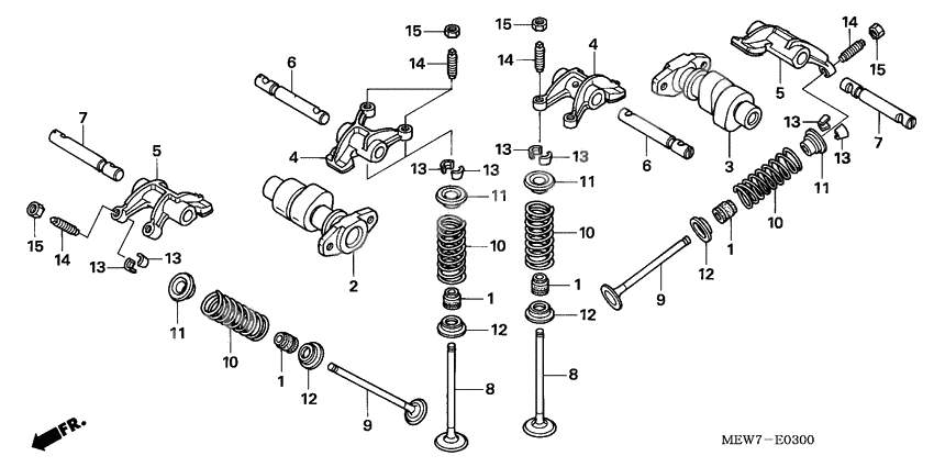 Camshaft/valve