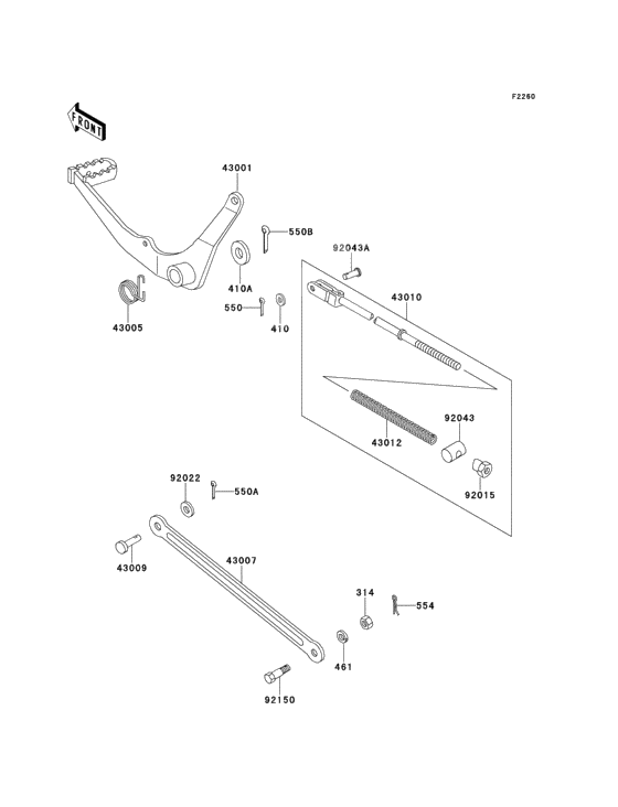 Brake pedal