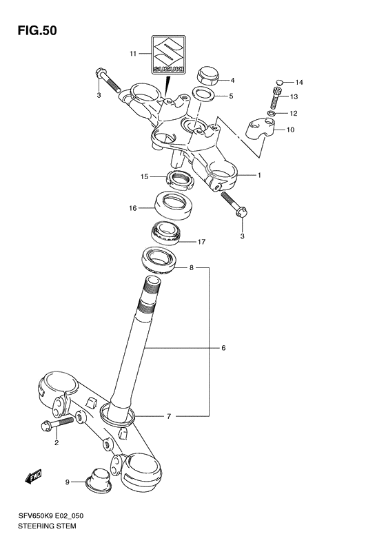 Steering stem