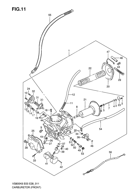 Carburetor assy              

                  Front