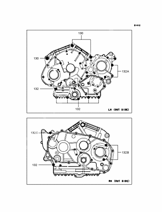 Crankcase bolt pattern