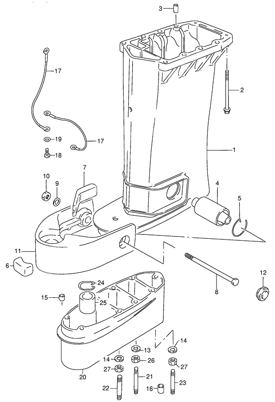 Drive shaft housing