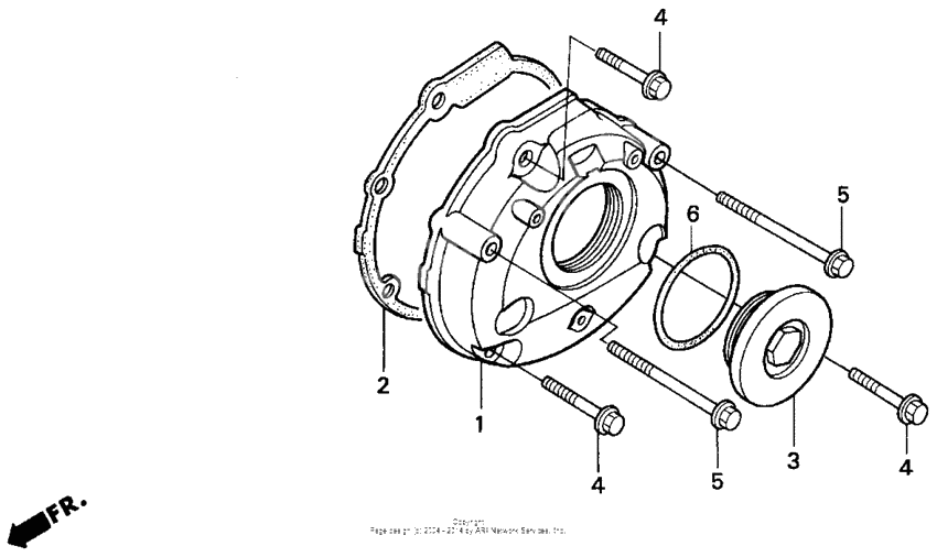 Left crankcase cover