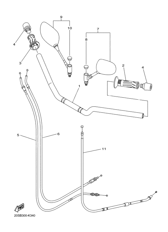 Steering handle