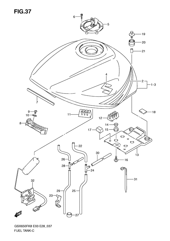 Tank fuel              

                  Model k8