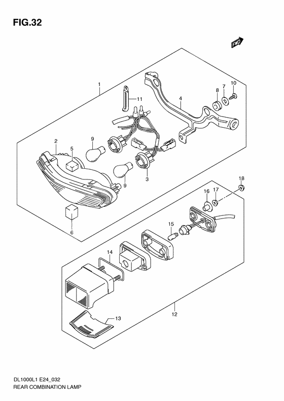 Rear combination lamp