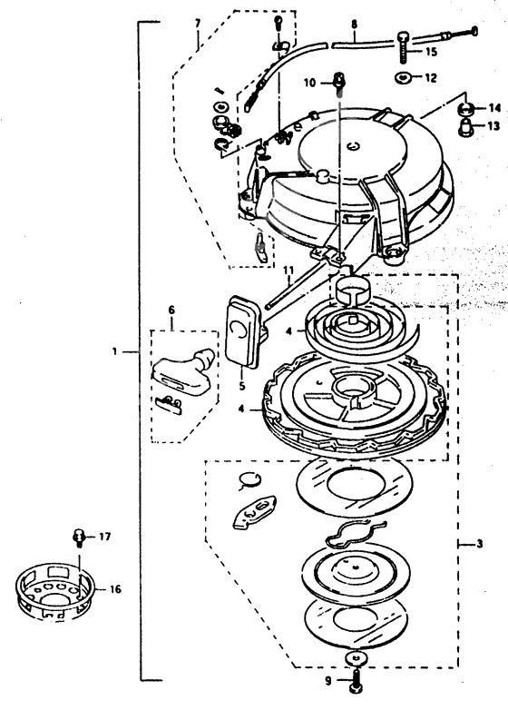 Starter assy recoil