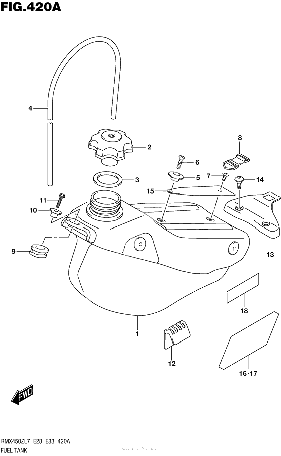 Fuel tank t o/i