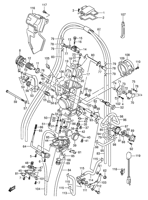 Carburetor assy              

                  Model k3/k4