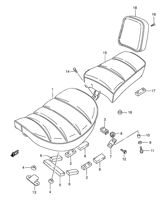 Seat              

                  Model k2/k3/k4