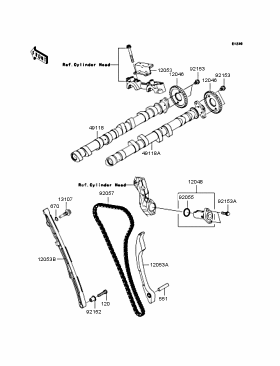 Camshaft/tensioner              

                  s