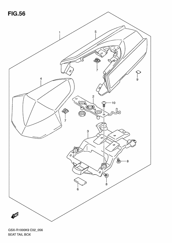 Seat tail box