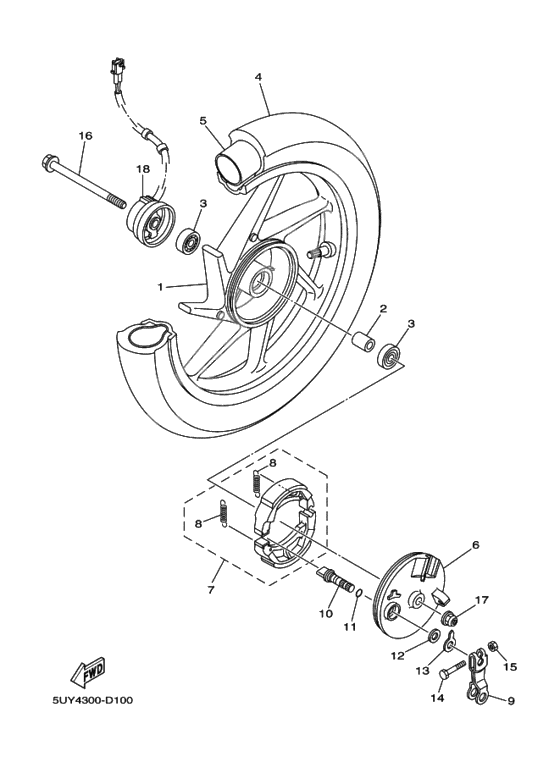 Front wheel