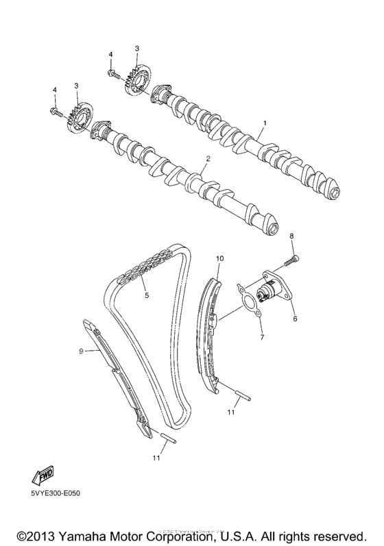 Camshaft chain