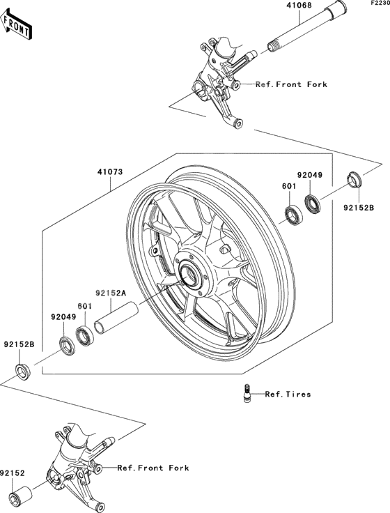 Front wheel